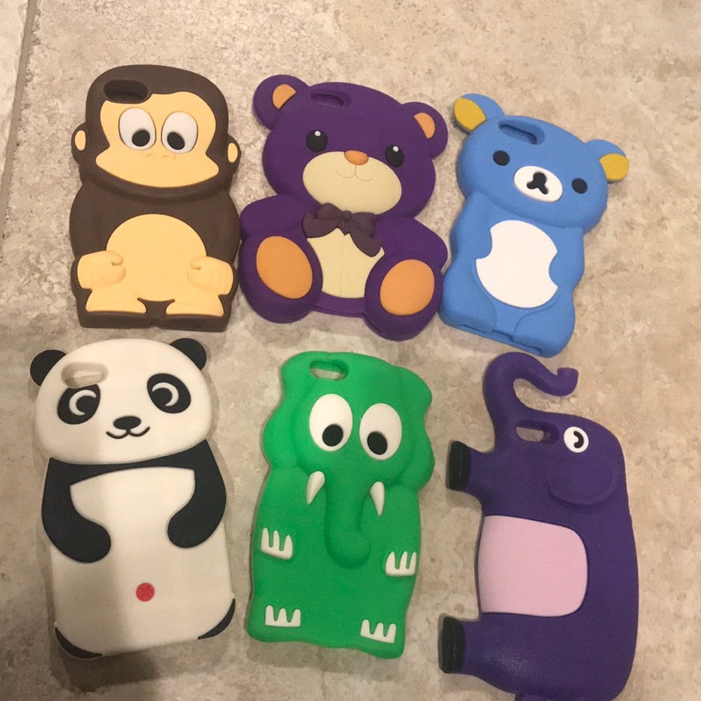 six animal iphone 5 cases